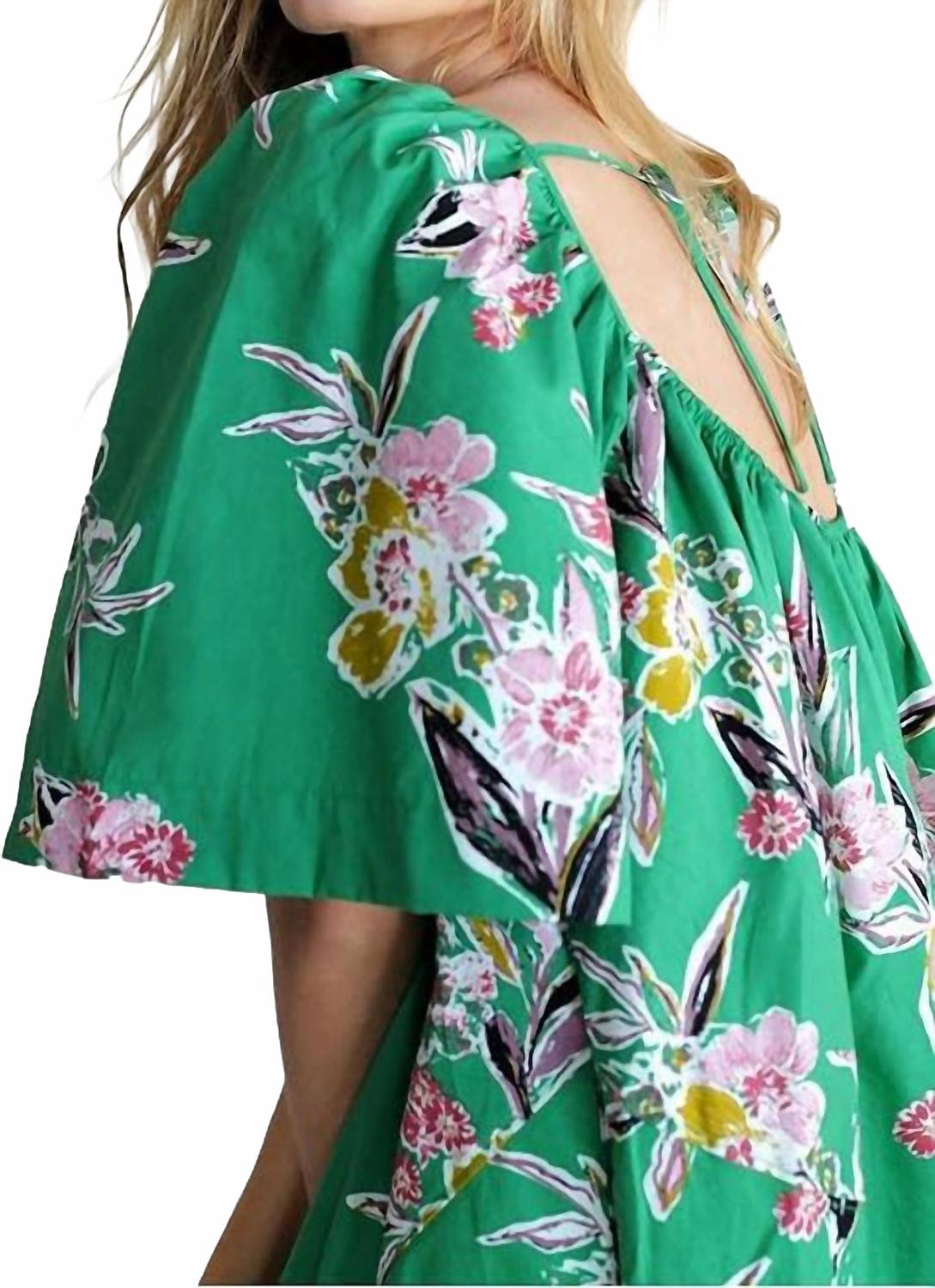 Blusón con estampado