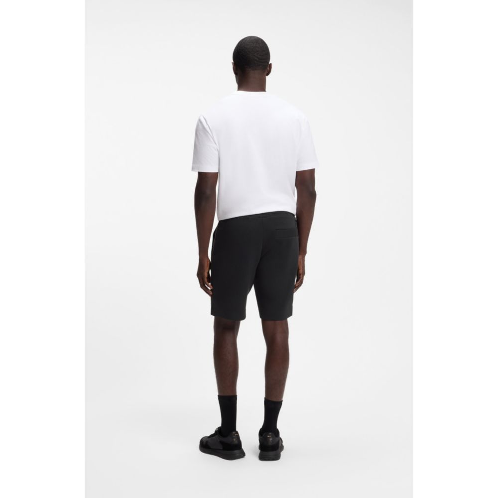 Short de mezcla de algodón con bordado