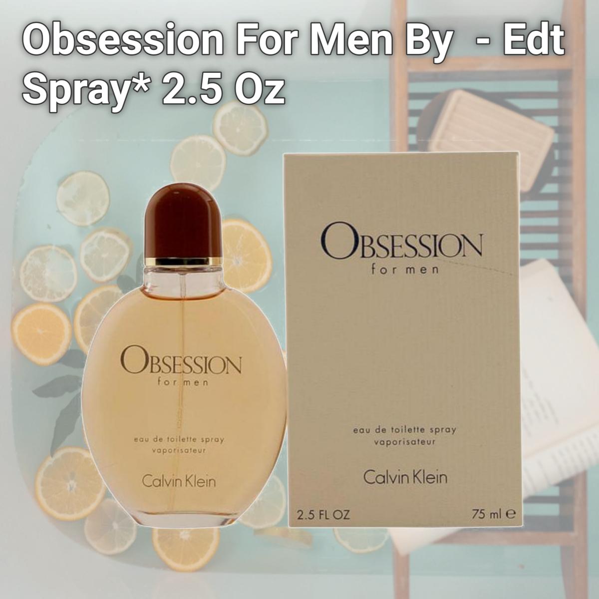 Perfume de hombre eau de toilette 2,5 oz