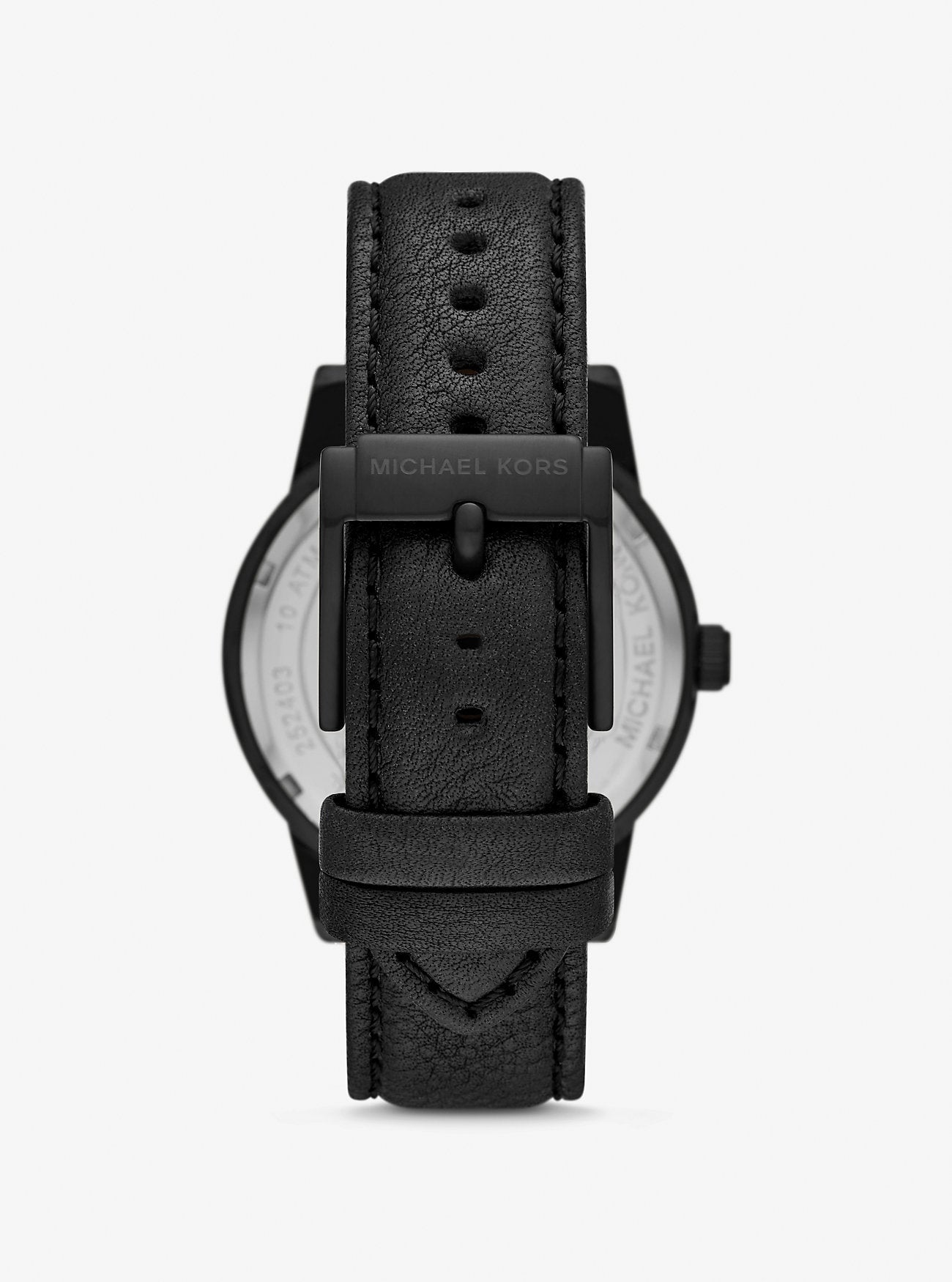 Reloj de cuero color negro