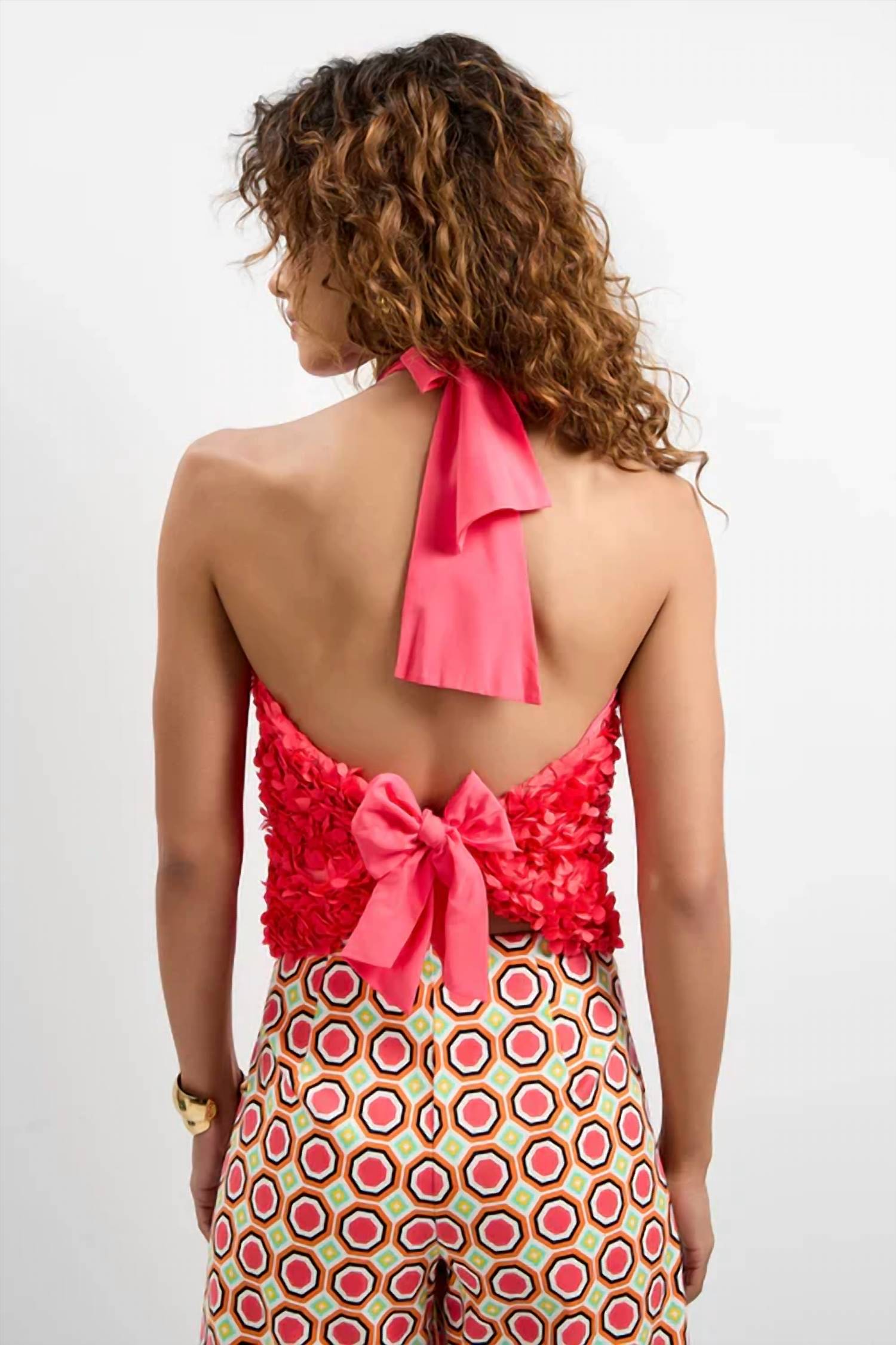Top con estampado floral