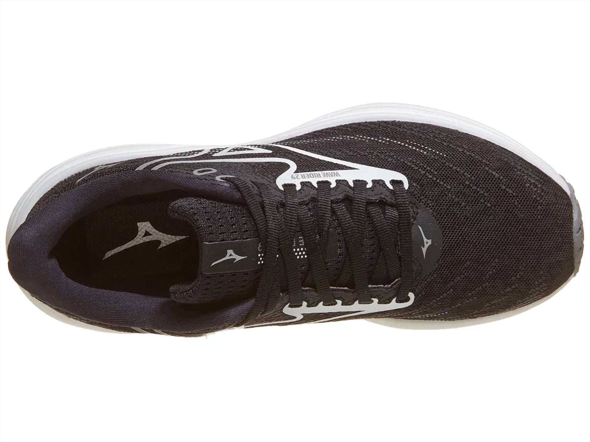Tenis de mujer color negro y blanco