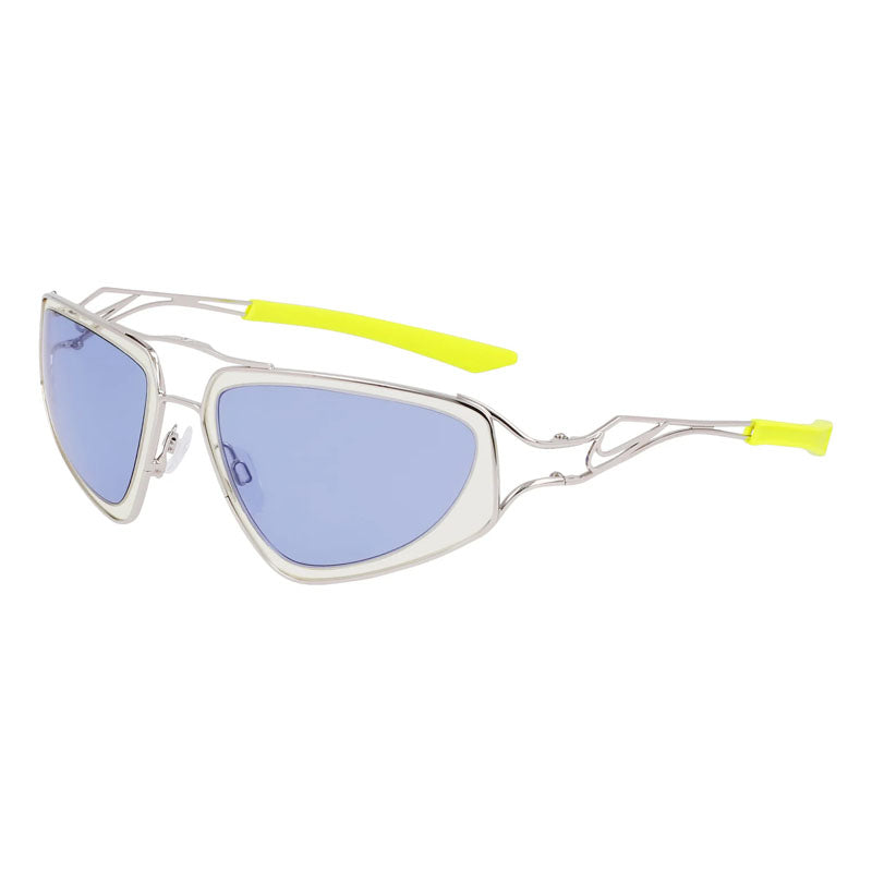 Gafas color azul y plateado
