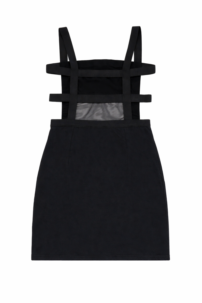 Vestido corto sin mangas