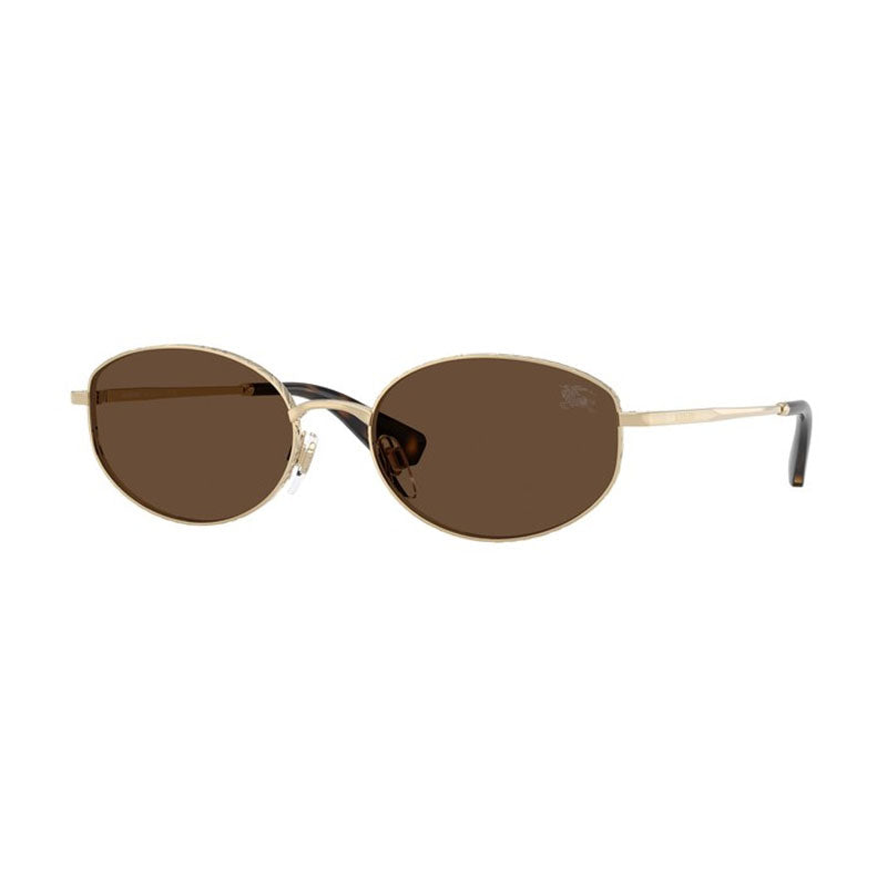 Gafas color café y dorado