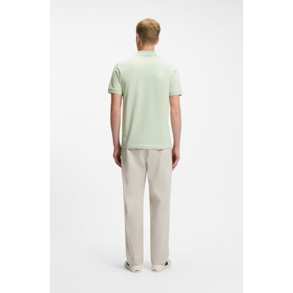 Polo de algodón de corte ajustado