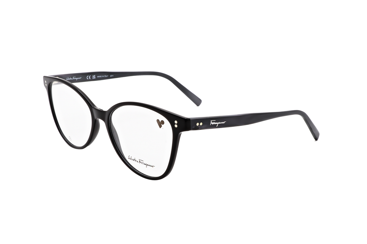 Montura para gafas de mujer 54 mm color negro