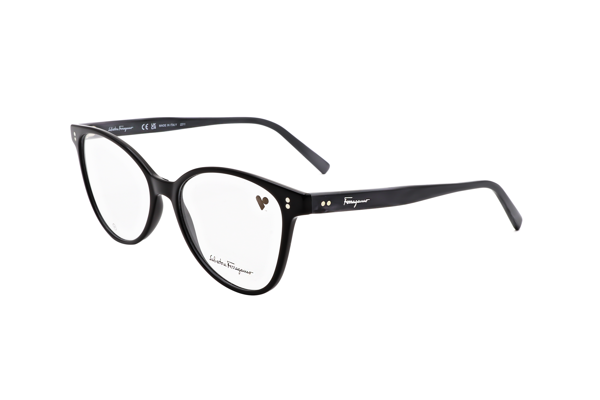 Montura para gafas de mujer 54 mm color negro
