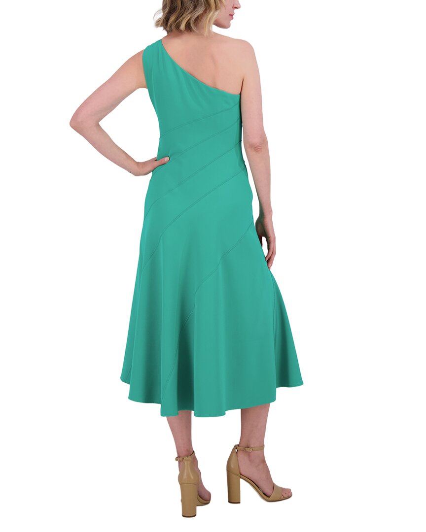 Vince Camuto Maxi Vestido Liso de Un Solo Hombro