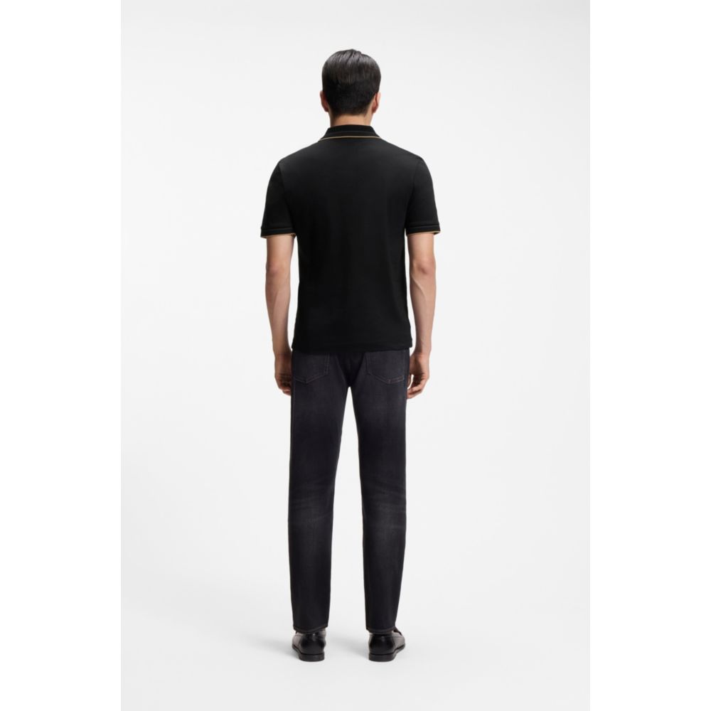 Polo de algodón de corte ajustado