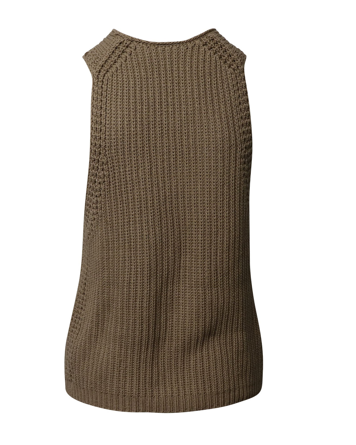Top de algodón color beige