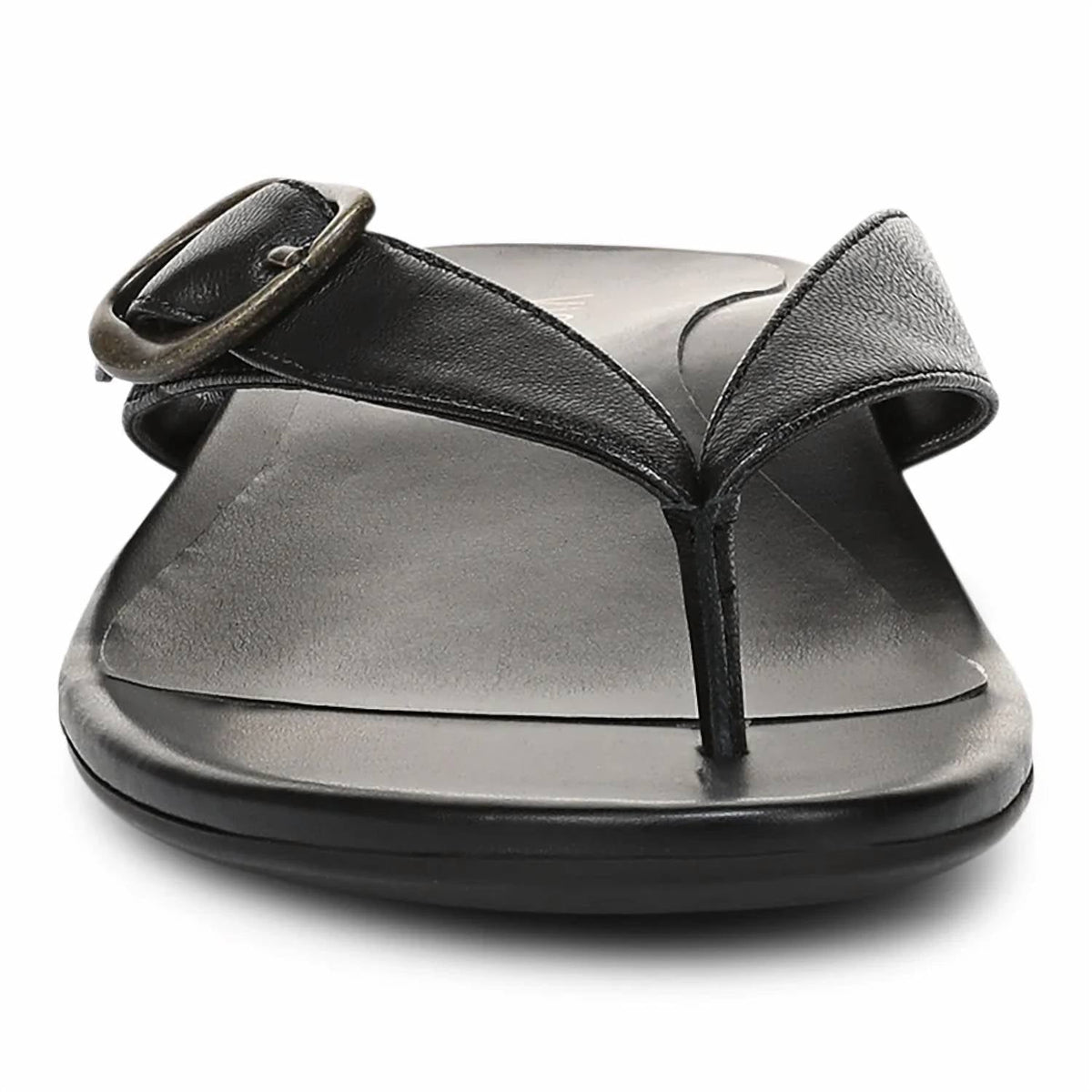 Sandalias de mujer de cuero color negro