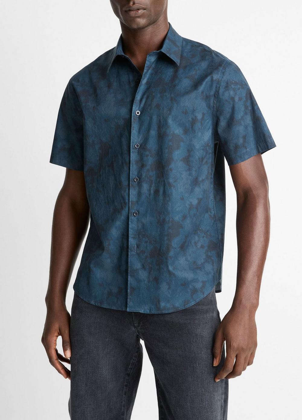 Camisa de algodón de manga corta