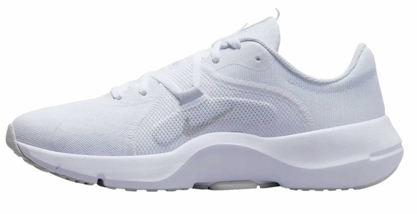 Zapatos de mujer color blanco y plateado