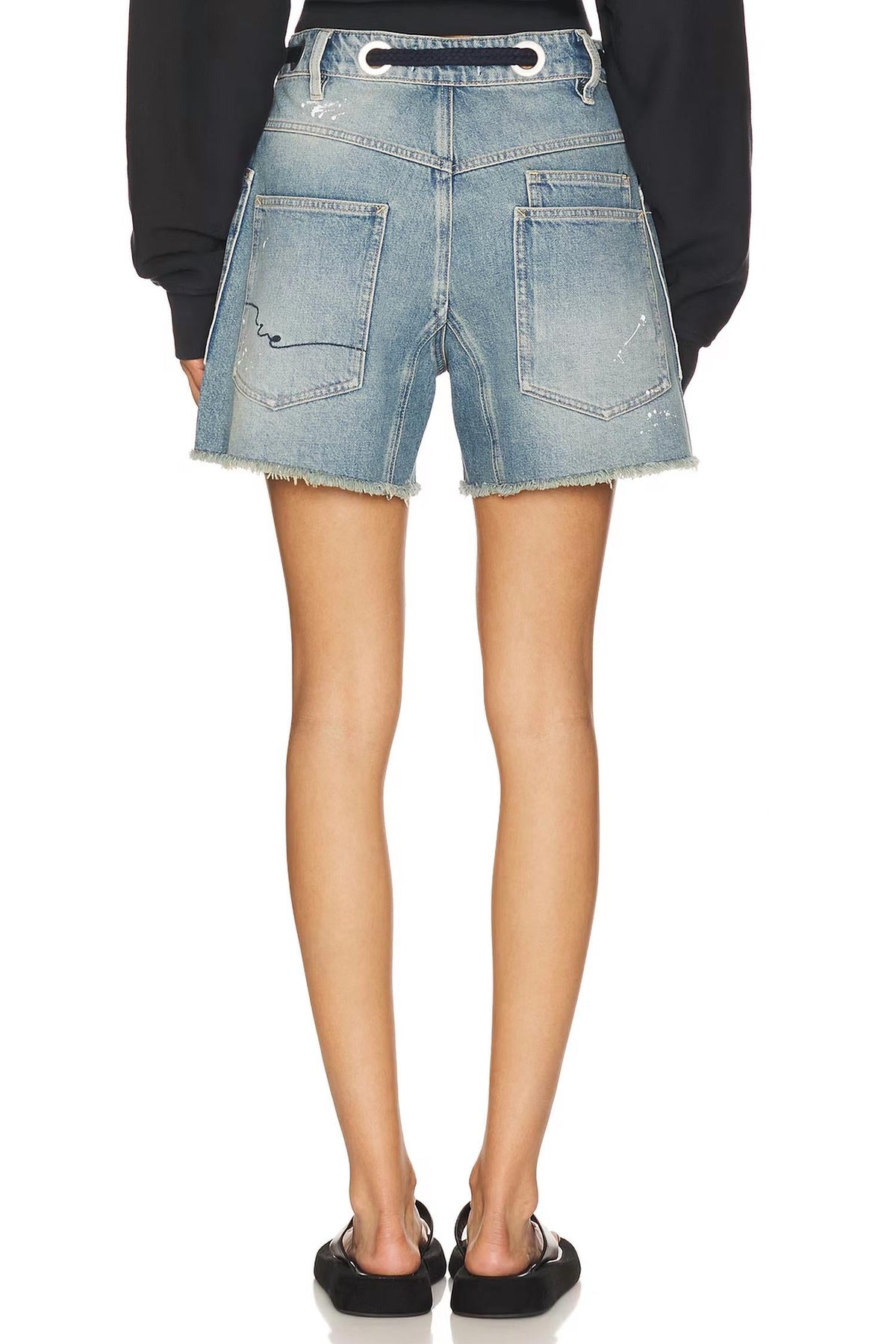 Short color azul