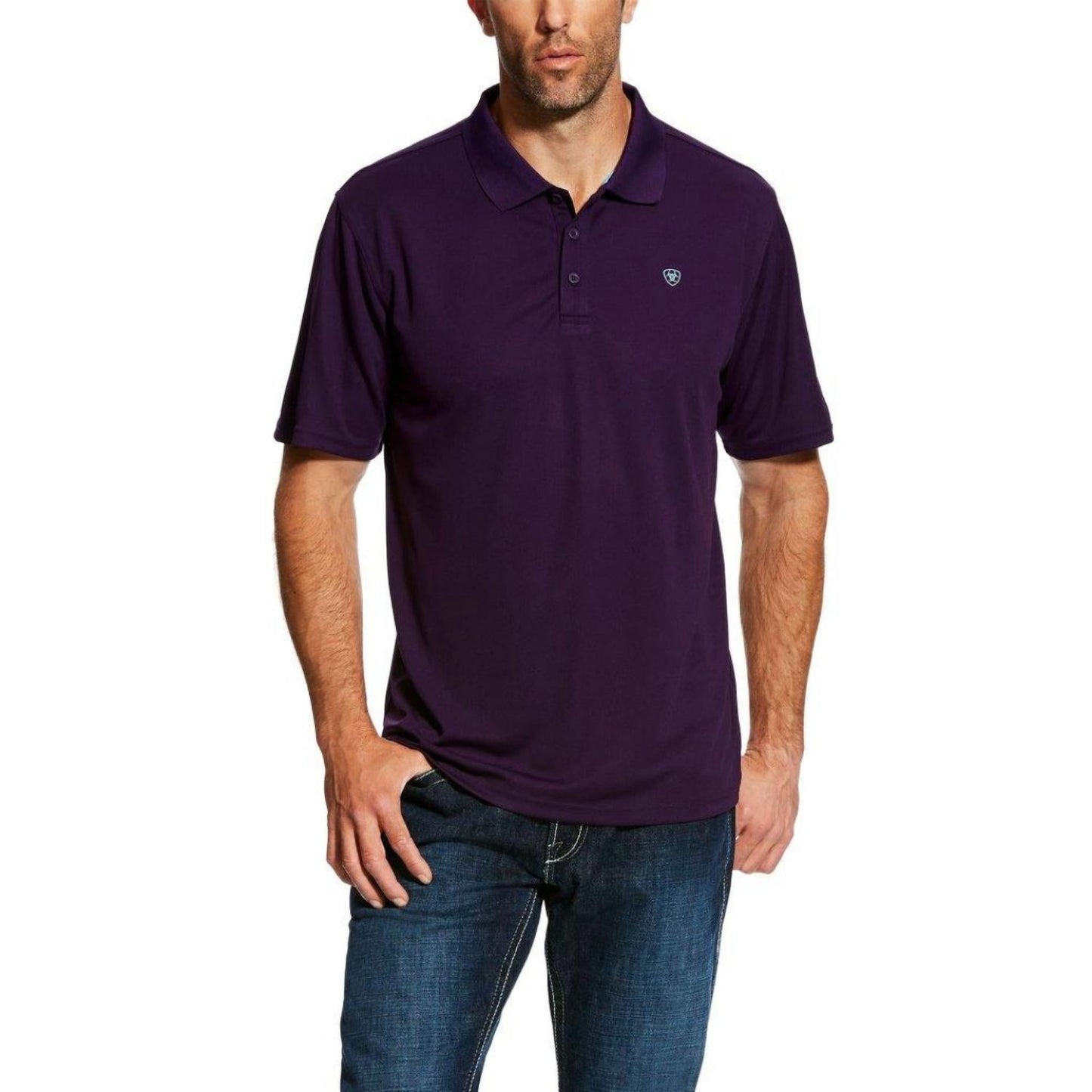 Polo de hombre color violeta