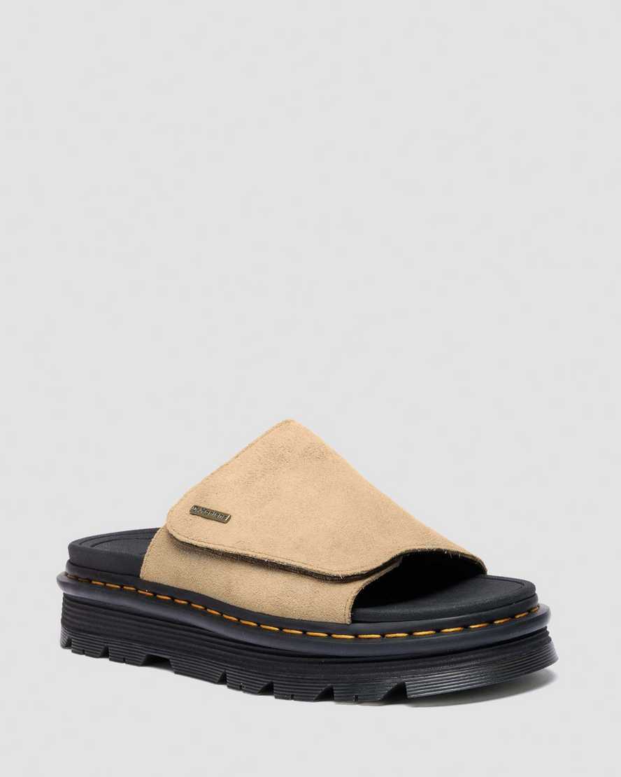 Sandalias de gamuza con plataforma