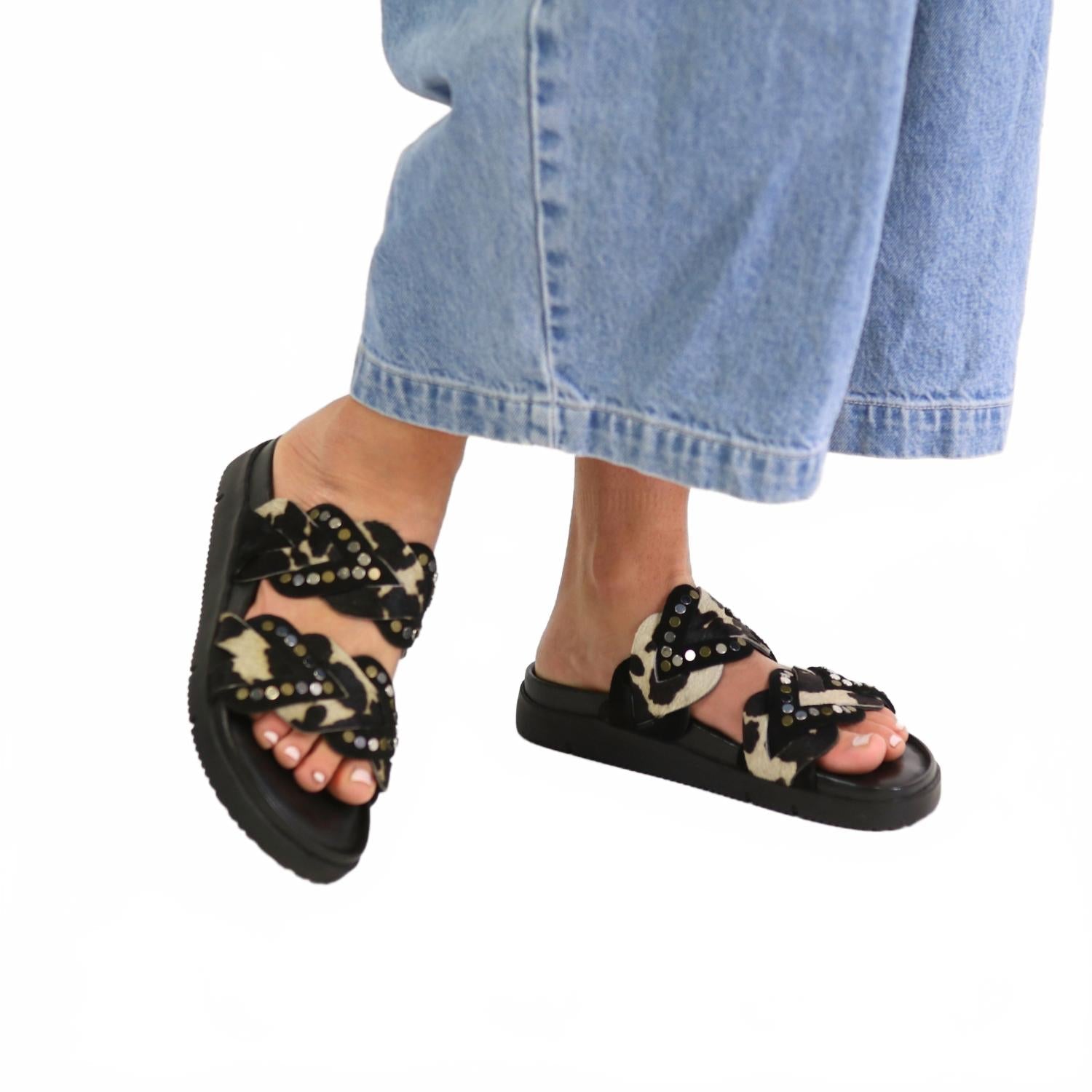 Sandalias de mujer color negro