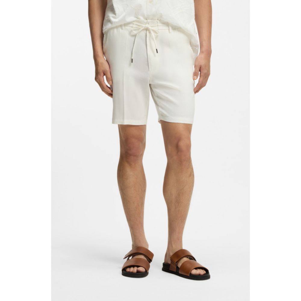 Short de mezcla de lino
