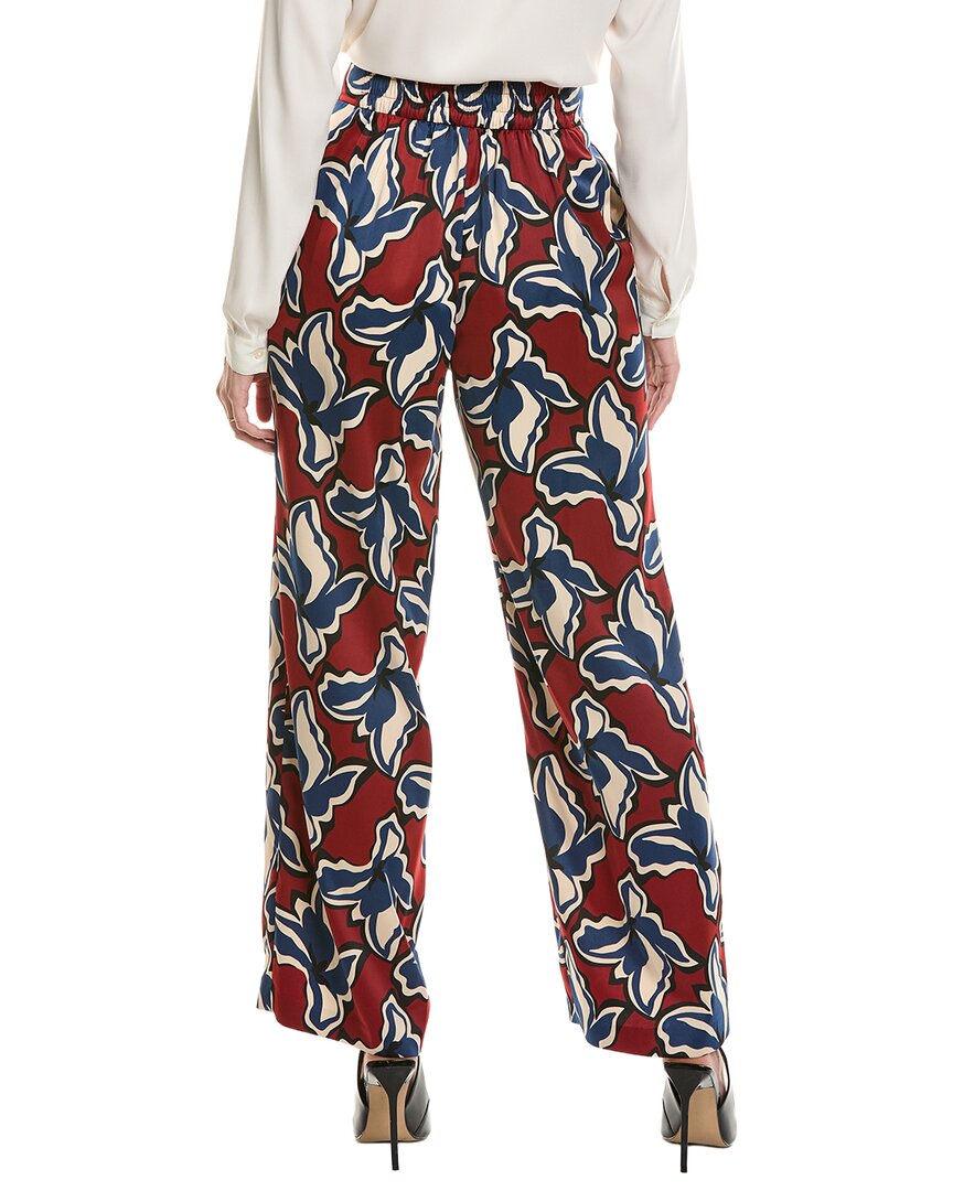 Pantalón de tiro alto con estampado