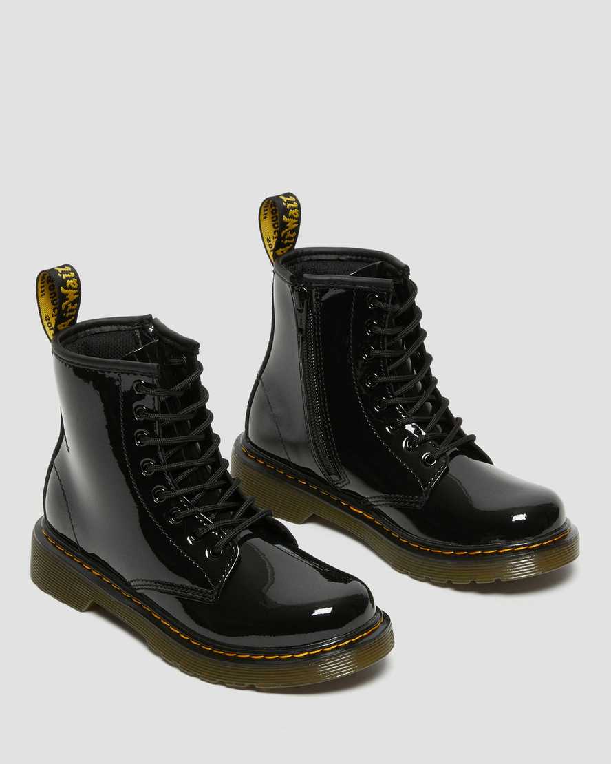 Botas de cuero con cordones