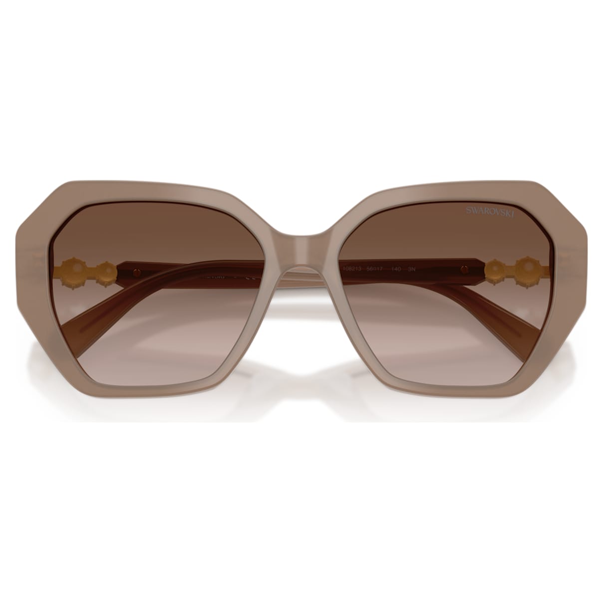 Gafas de sol de montura cuadrada color café