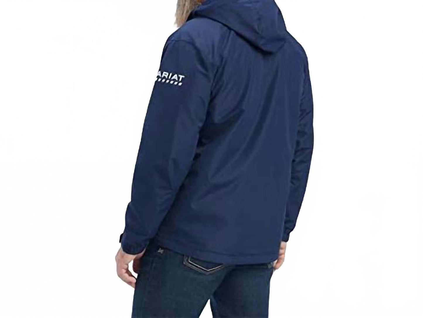Chaqueta de hombre impermeable color azul marino
