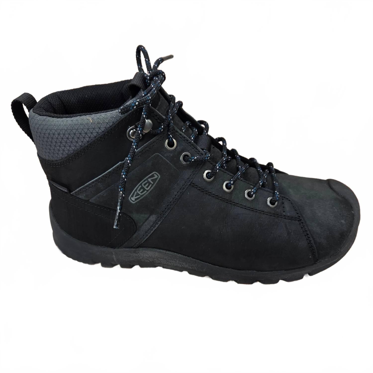 Botas de hombre de gamuza impermeables color negro