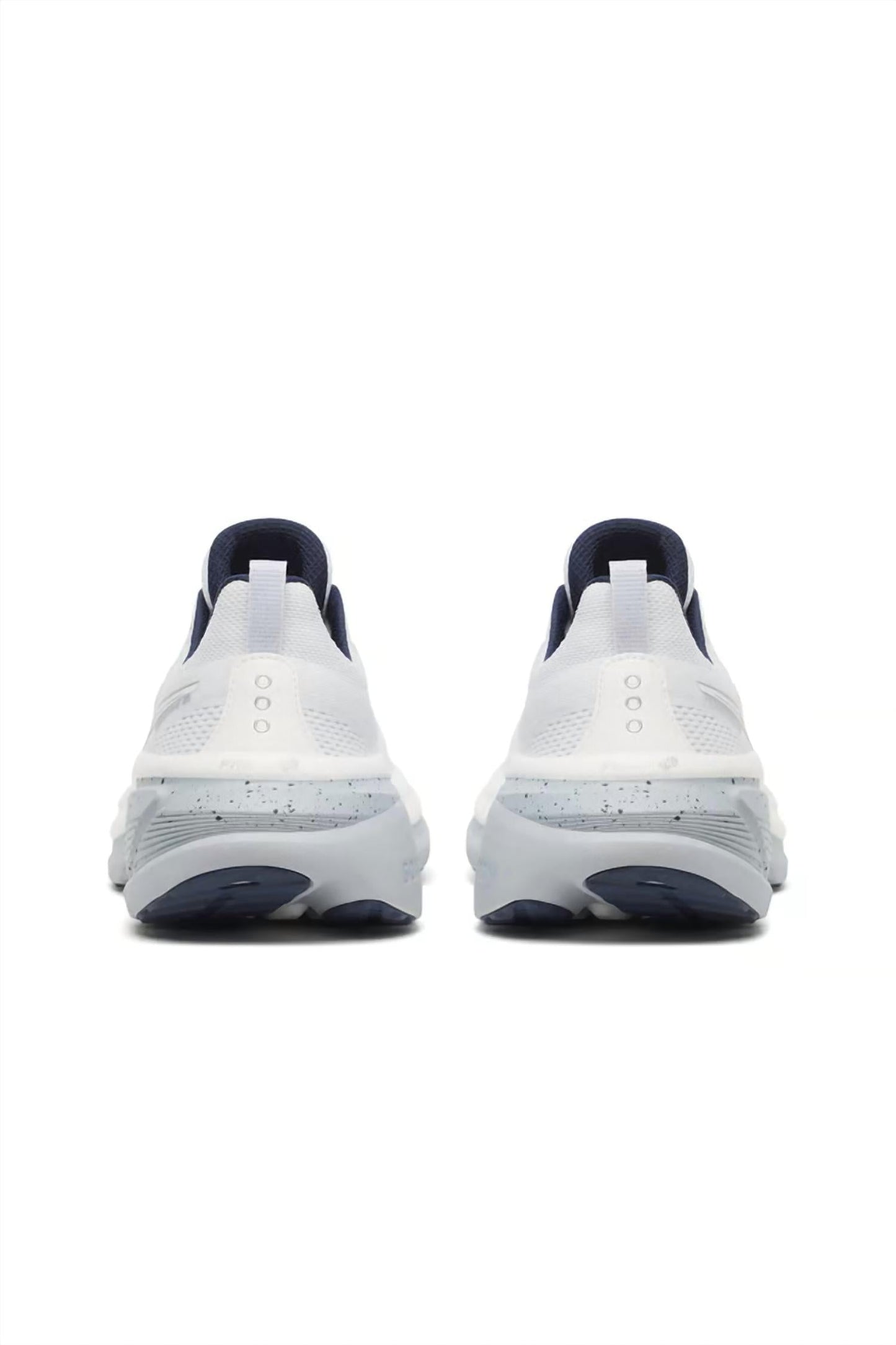 Tenis para correr de hombre color azul marino y blanco