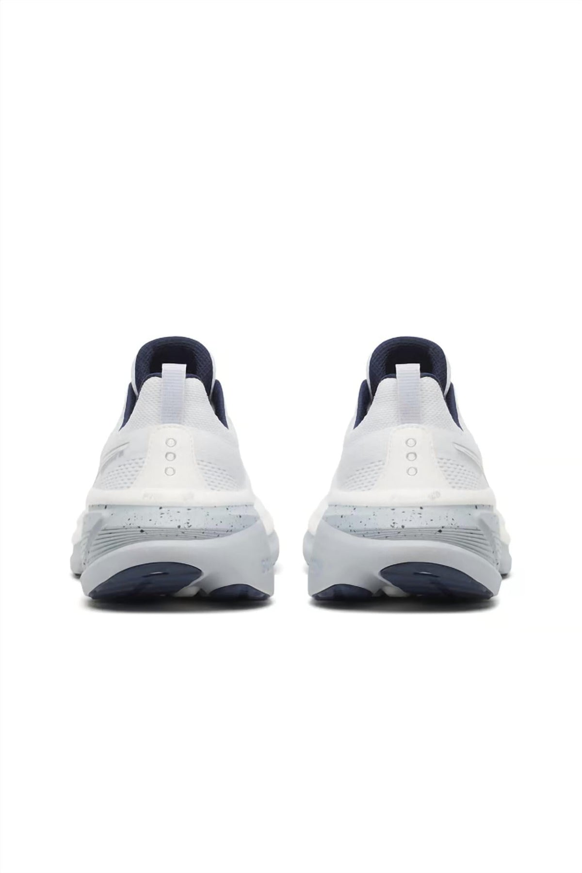 Tenis para correr de hombre color azul marino y blanco