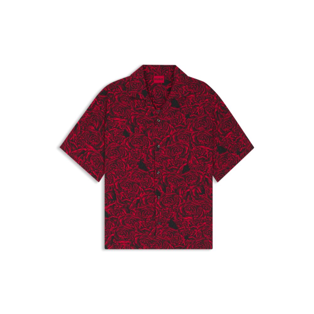 Camisa de corte amplio
