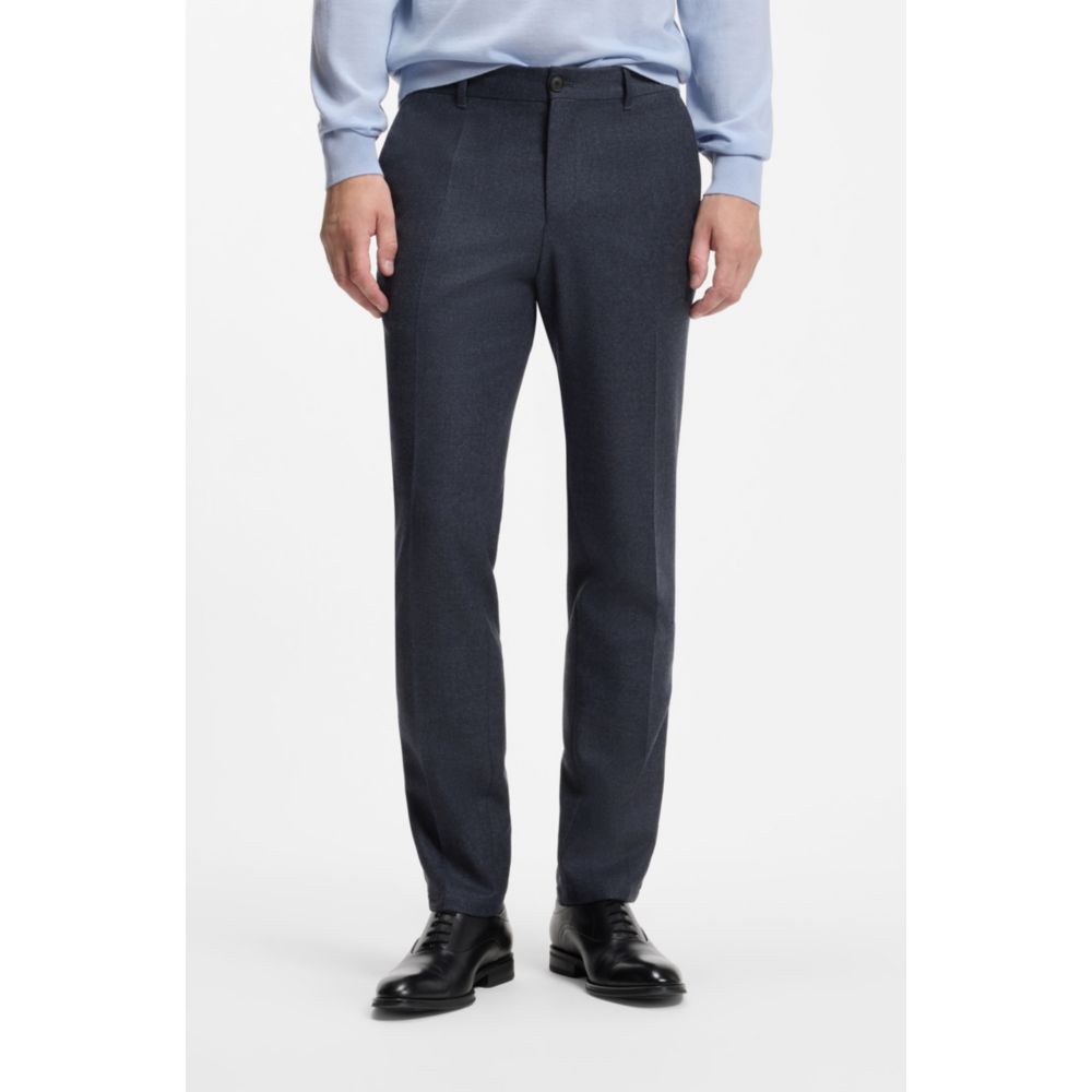 Pantalón de lana de corte ajustado
