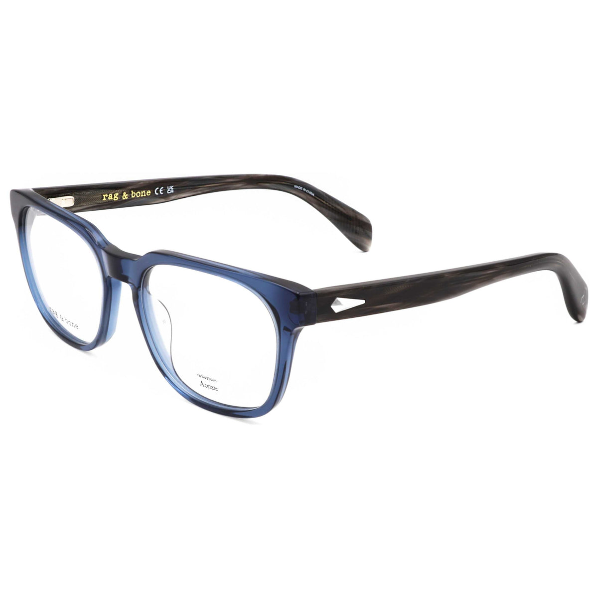 Montura para gafas de hombre 55 mm color azul