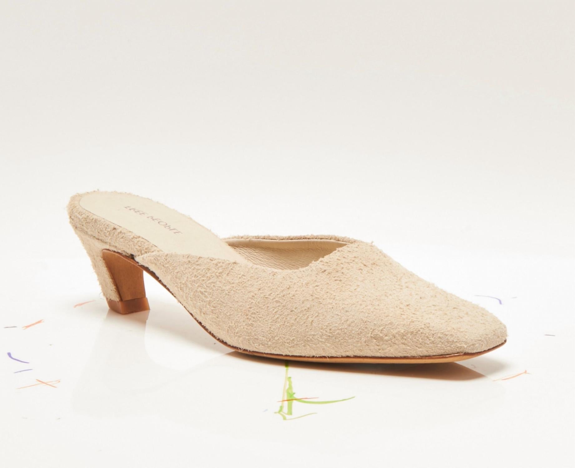 Tacones de mujer de gamuza