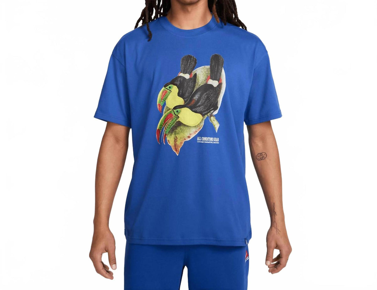 Top de hombre color azul