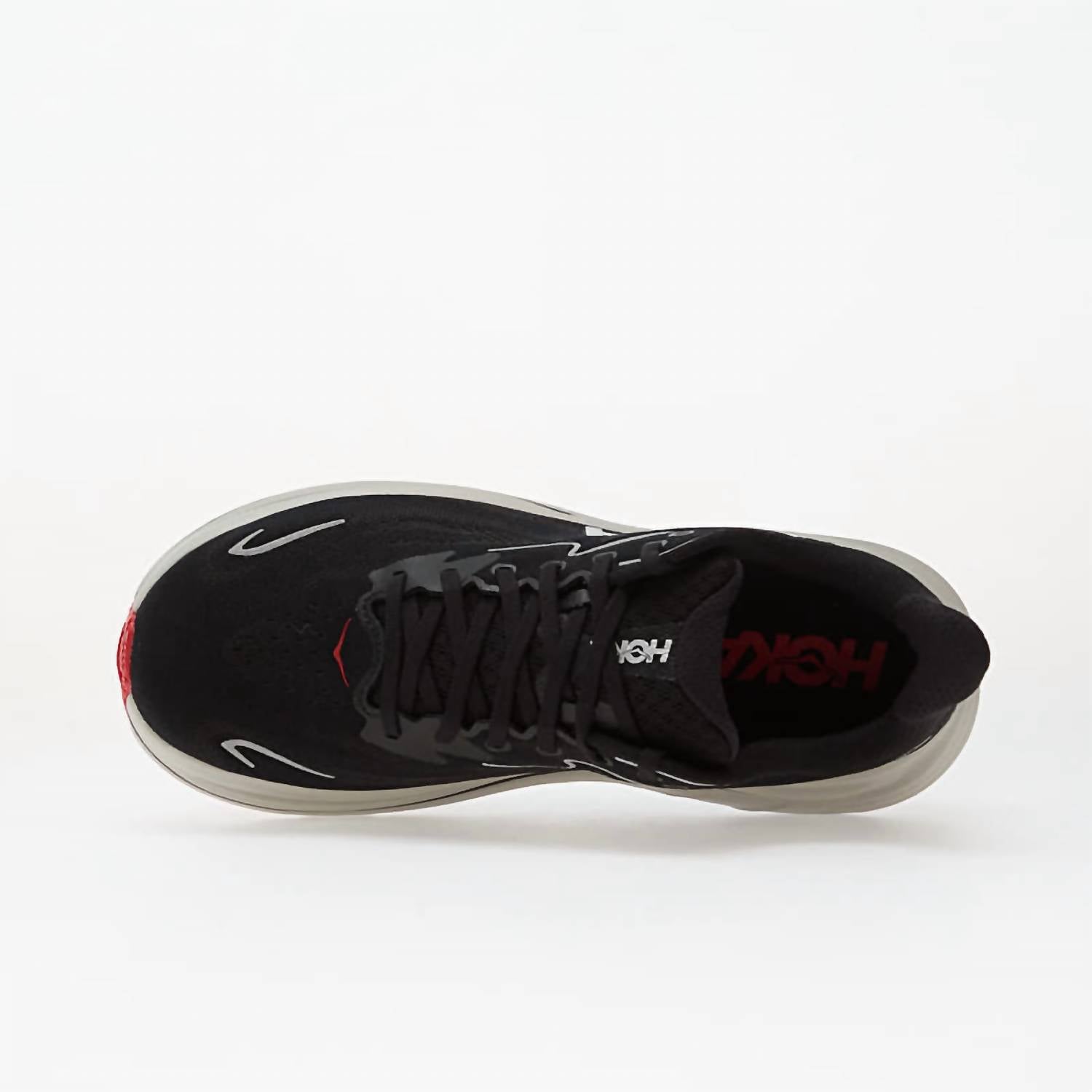 Tenis para correr de hombre color negro y plateado