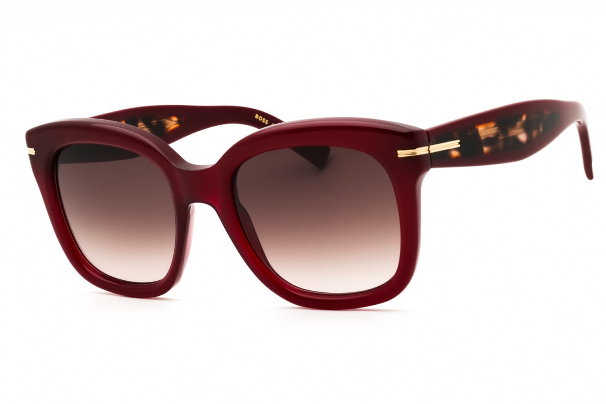 Gafas color café y vinotinto