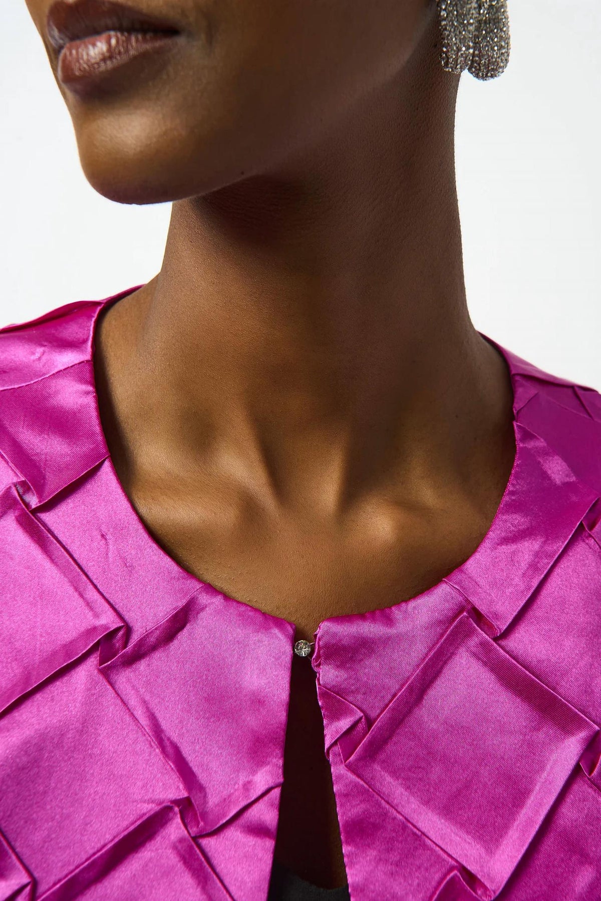 Chaqueta con cuello redondo