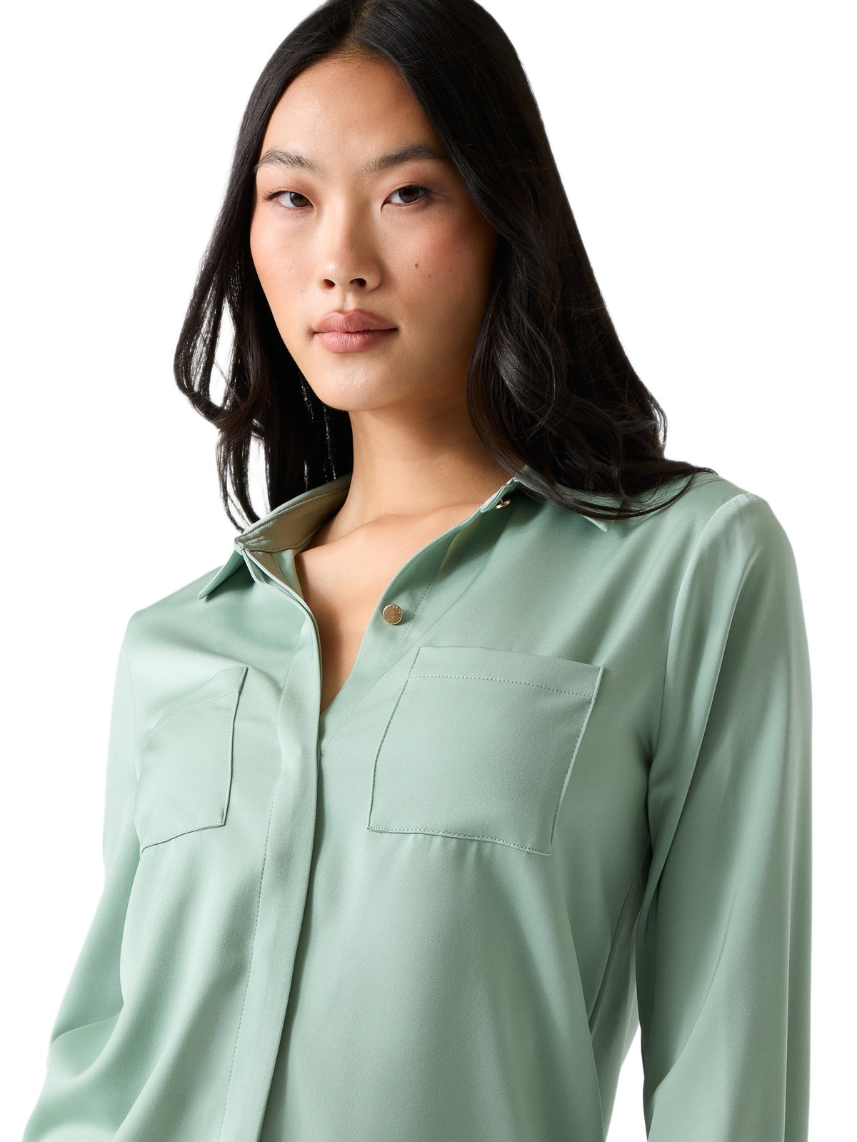 Blusa de satén