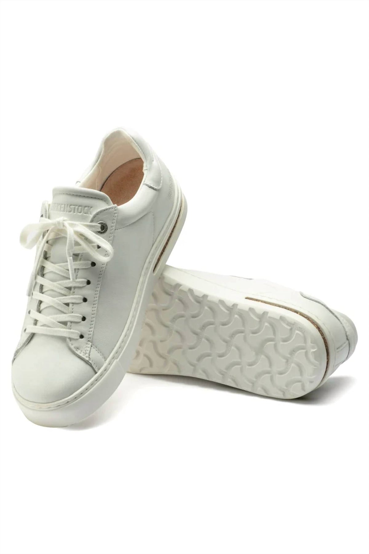 Tenis de mujer de cuero color blanco