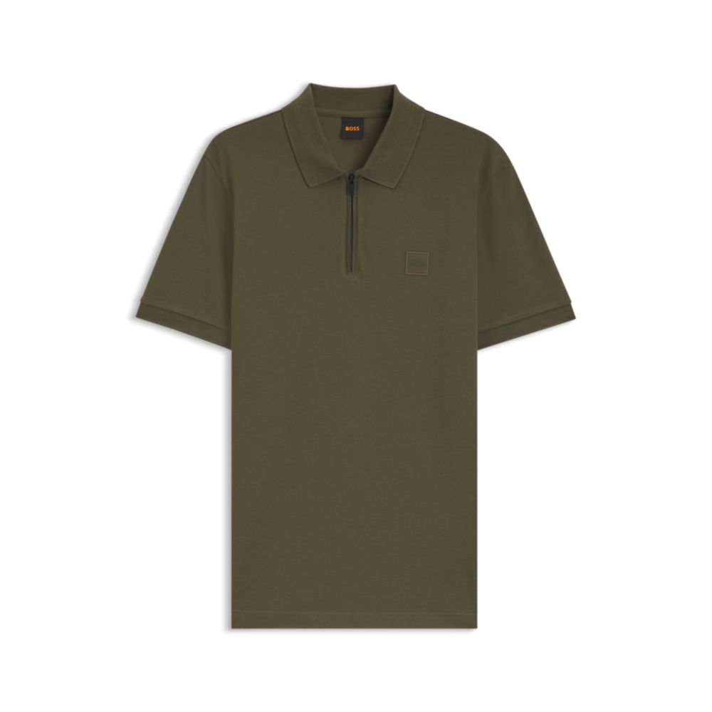 Polo de algodón de corte ajustado