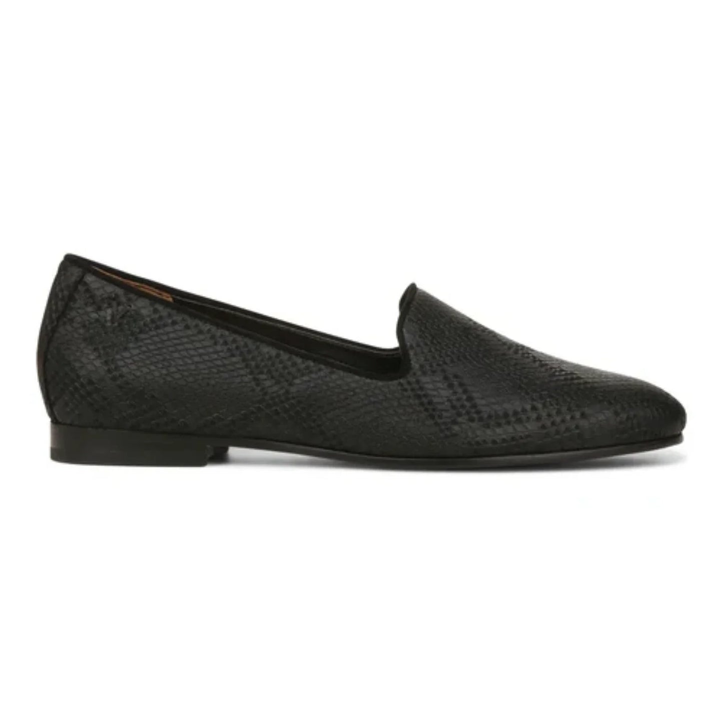 Mocasines de cuero sin cordones color negro