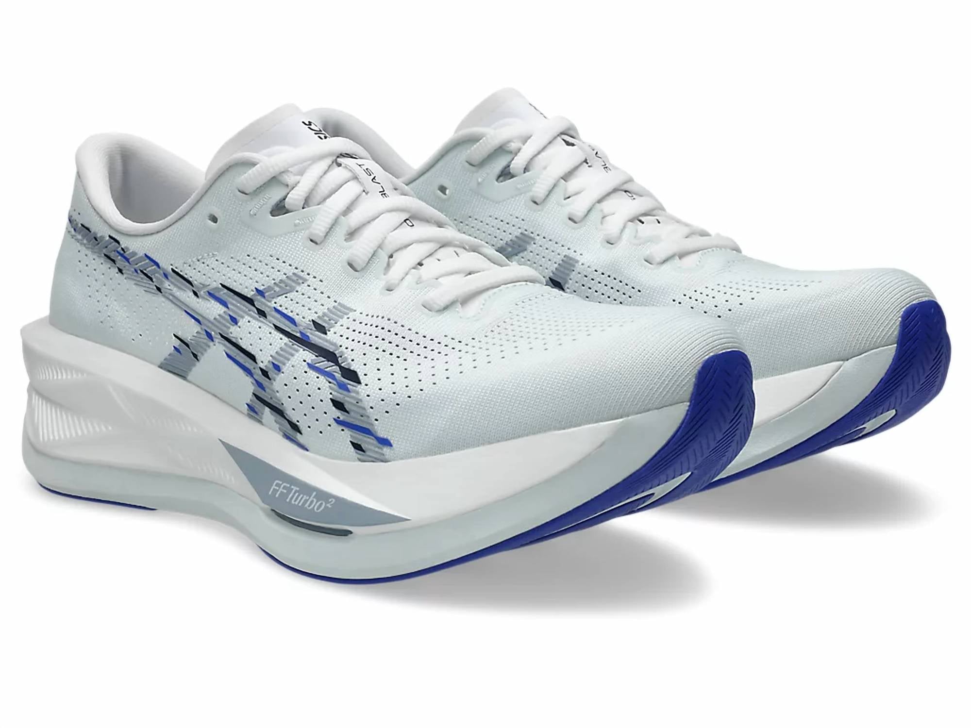 Tenis para correr de hombre color azul y gris