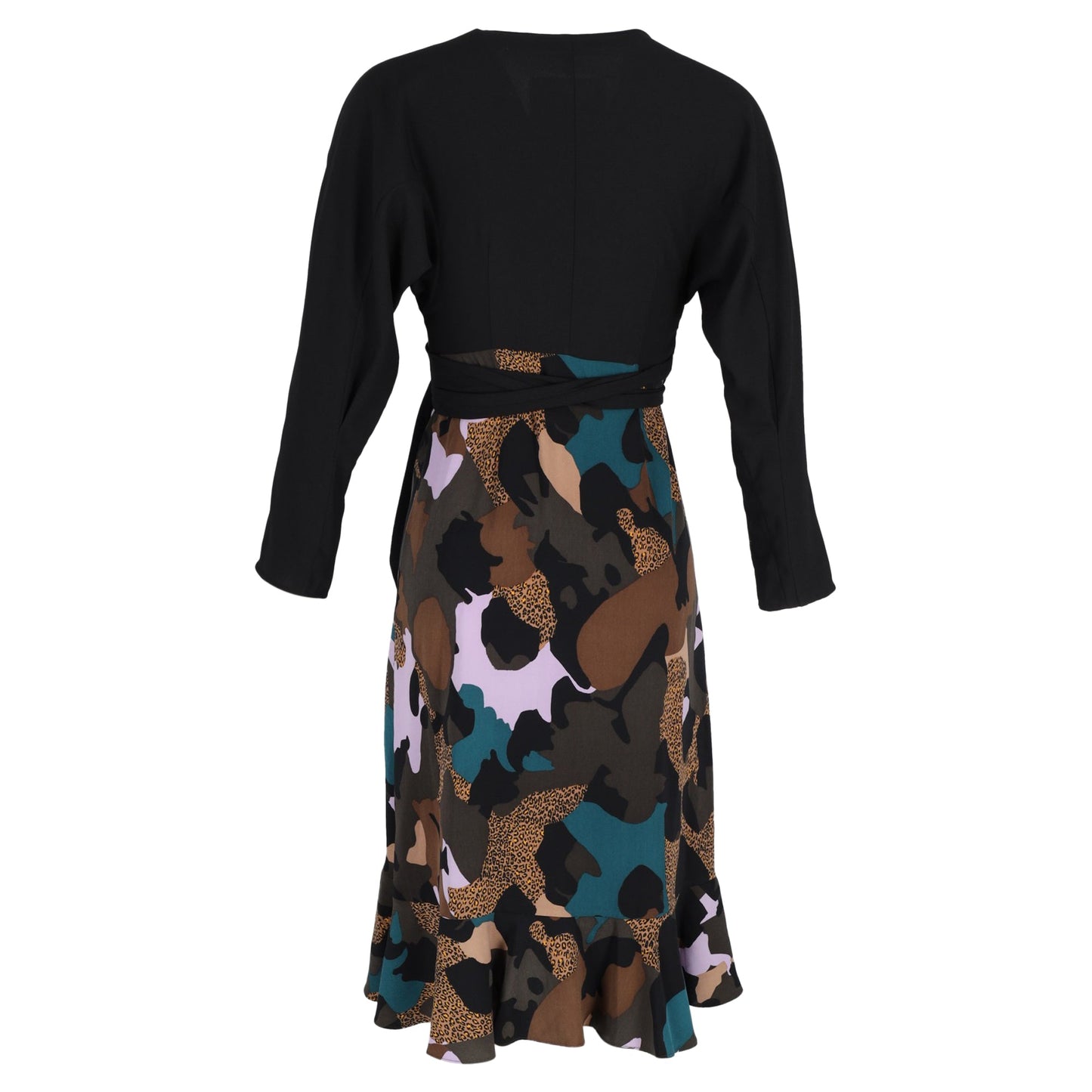 Vestido con estampado multicolor