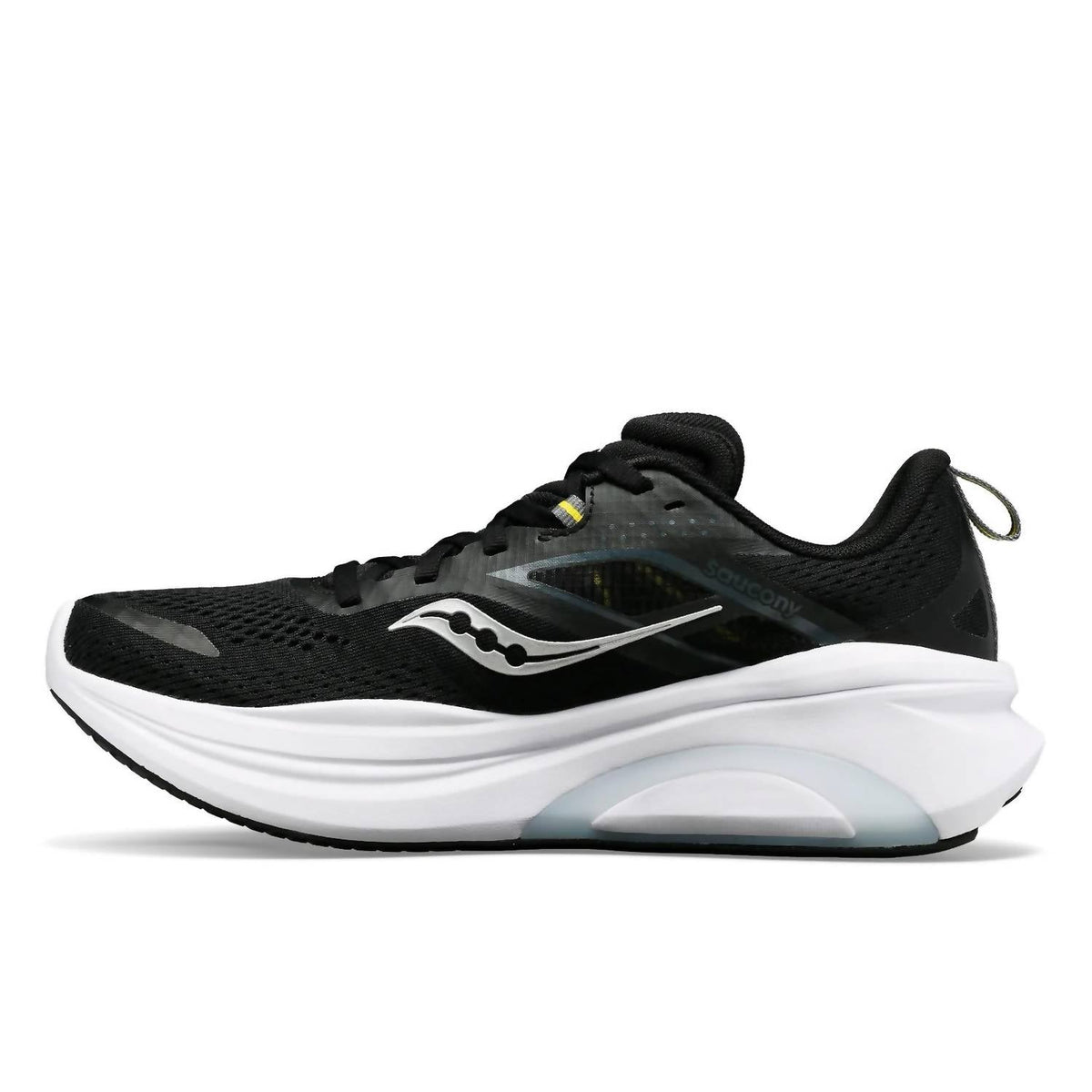 Tenis para correr de hombre color negro y blanco