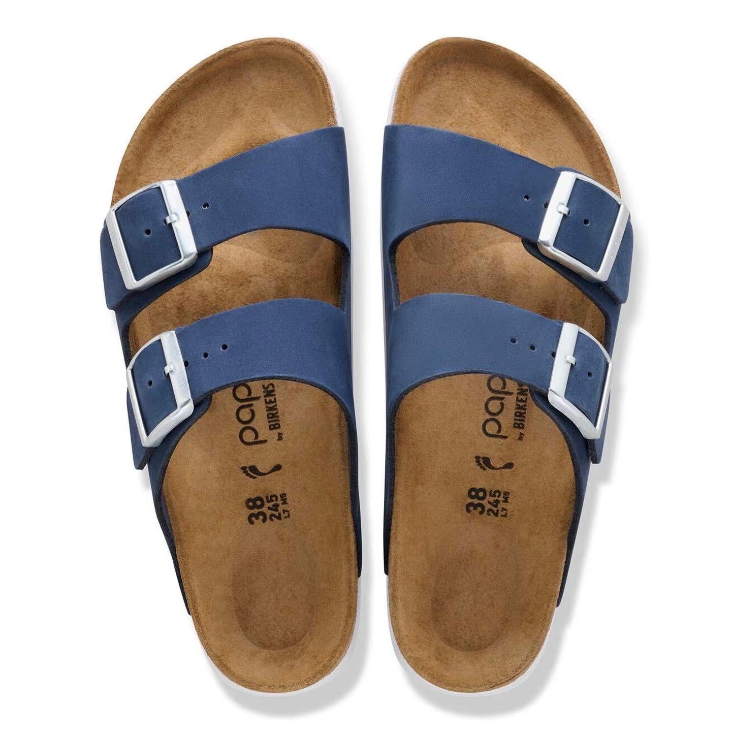 Sandalias unisex con plataforma color azul marino