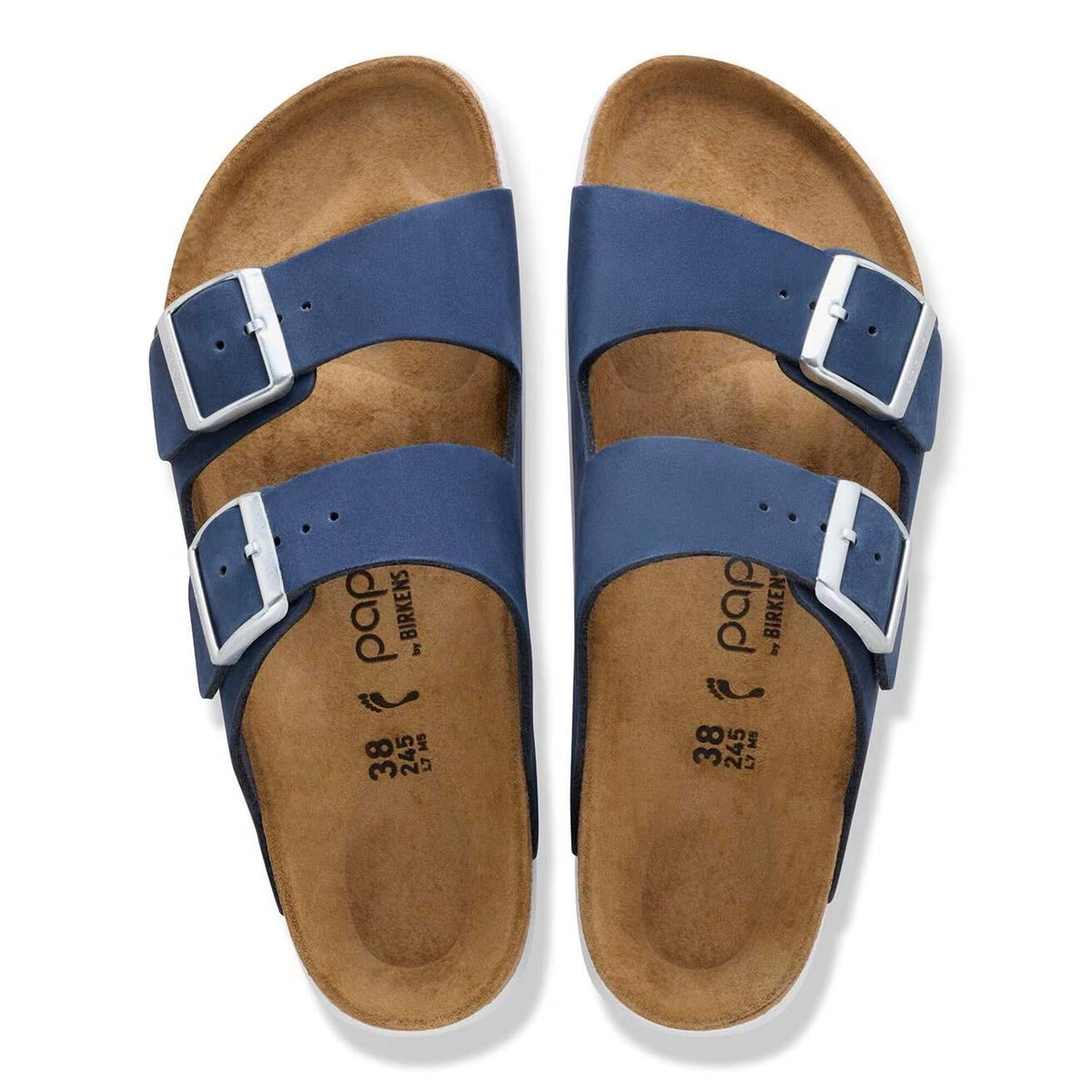 Sandalias unisex con plataforma color azul marino