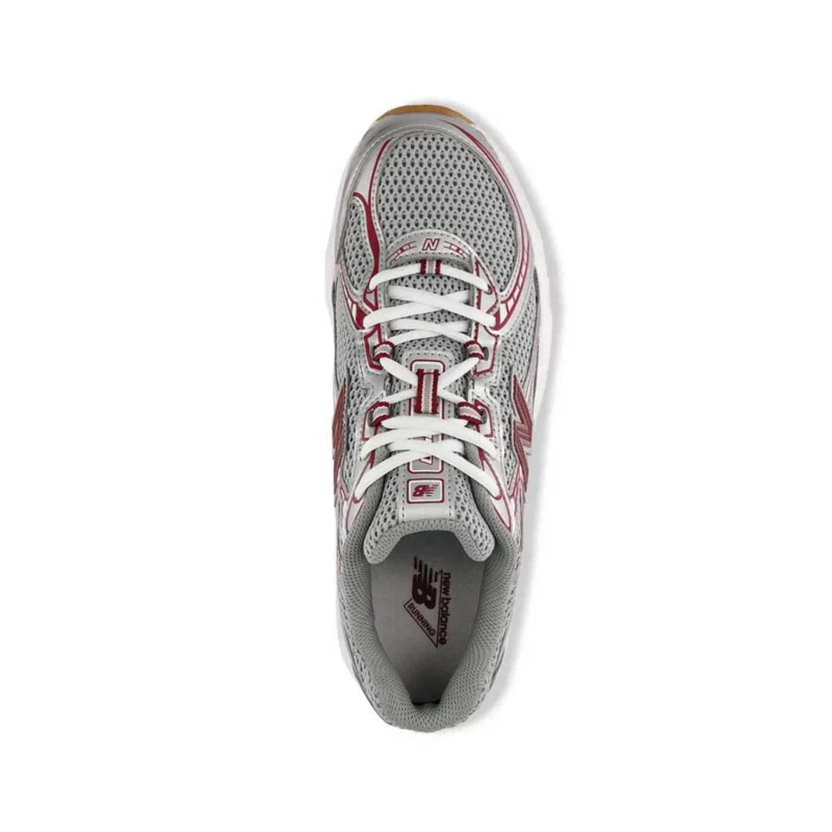 Tenis de hombre color gris y rojo