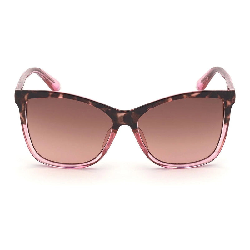 Gafas color rosado y vinotinto