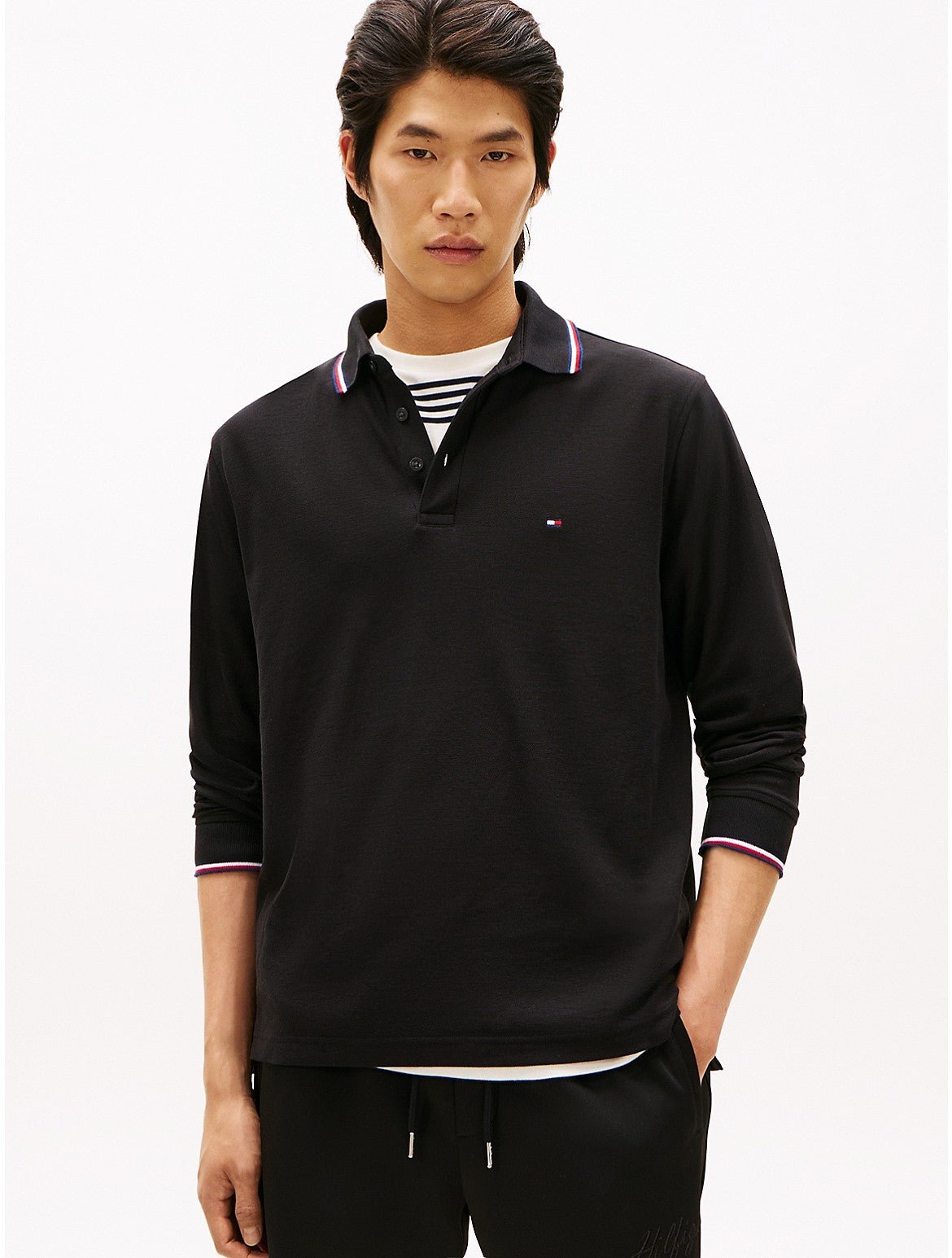 Polo de hombre de manga larga